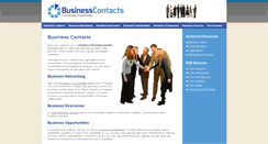 Desktop Screenshot of businesscontacts.com